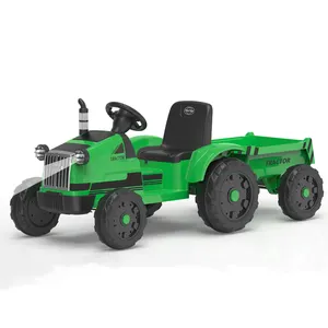 Großhandel bagger auto kinder-NEU Traktor mit Flare Box Wagon, Kid Tough, Alter 3 Elektro traktor für Kinder fahren auf Spielzeug