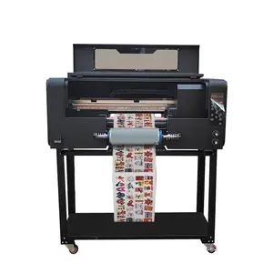 Rolle-zu-Rolle-UV-DTF-Drucker 30cm Breite PET A B-Folie Herstellung von Logo-Druckern UV-DTF-Transfer aufkleber