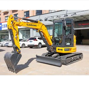Excavadora Mini de Orugas Liugong 9035F de 3.5 Toneladas, Nueva, Directo de Fábrica, con Cero Cola, Hidráulica Original, Pequeña - Product Image 1