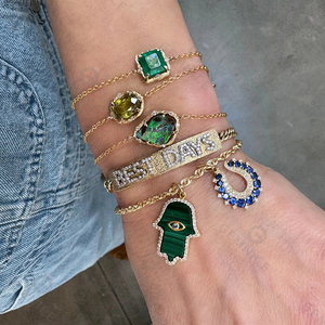 <span class=keywords><strong>Collana</strong></span> Gemnel personalizzata con ciondolo a <span class=keywords><strong>ferro</strong></span> <span class=keywords><strong>di</strong></span> <span class=keywords><strong>cavallo</strong></span> placcato oro con diamanti e gemme, stile raffinato - Product Image 3