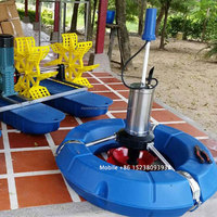 MX 220V 2 Hp Double Vitesse Push Wave Aérateur Aquaculture Machine Aérateur Jet Aérateur