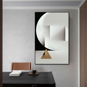 Quadri e Stampe con Motivi Geometrici 3D Arte Visiva Moderna Astratta Nature Morte Poster e Stampe per Decorazione Domestica - Product Image 5