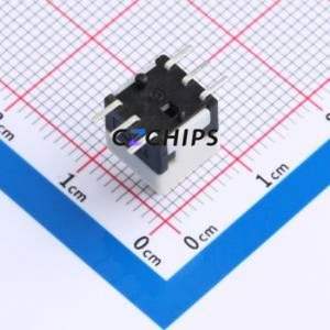 PS-8055SVA-6PNA Push Button Switch SMD Switch No Lock Rectangle Plunger 500mA 24V - Product Image 2
