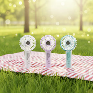 Reliable Color Box <b>Mini</b> Plastic Hand Fan For Children Color Box <b>Mini</b> Cooling Fan Outdoor Hand Fan Wholesale - Product Image 1