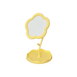 Specchio Cosmetico Moderno ed Ecologico con Fiori, Creativo per Dormitorio e <span class=keywords><strong>Camera</strong></span> da <span class=keywords><strong>Letto</strong></span>, Specchio da Tavolo di Alta Qualità con Contenitore, Carino Specchio da Toeletta per Ragazze - Product Image 5