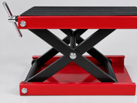 Table élévatrice à ciseaux pour moto, cric manuel pour levage de moto, plateforme de réparation de moto pour l'entretien en atelier