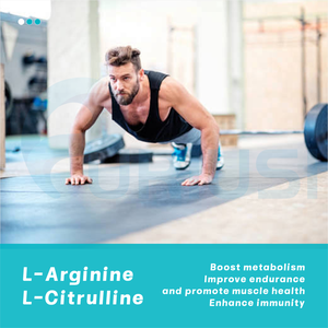 Cápsulas de L-Arginina y L-Citrulina, Mejora la Energía Masculina, Resistencia, Rendimiento Atlético, Suplemento de Óxido Nítrico, Suplemento Dietético - Product Image 3