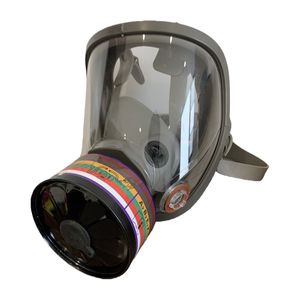 Masker <span class=keywords><strong>Gas</strong></span> Pelindung Wajah Penuh Buatan Cina dengan Kartrid <span class=keywords><strong>Respirator</strong></span> Filter Ganda untuk Industri dan Perlindungan Kimia - Product Image 4