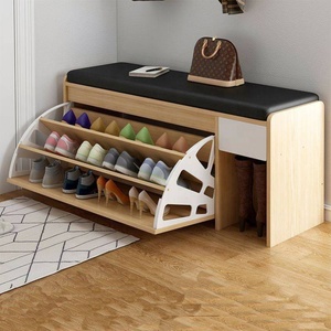 Zapatero Giratorio Moderno de Madera con 3 Niveles - Product Image 6