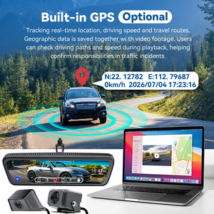 Telecamera Specchietto Retrovisore con LVDS, Dashcam 2K HD, Streaming, Telecamera Anteriore 2K e Posteriore 1080P, DVR <span class=keywords><strong>per</strong></span> <span class=keywords><strong>Auto</strong></span> - Product Image 3