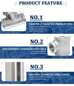 Raccordo per Tubi in Acciaio Inox 304 Personalizzabile, 1/2 e 2 Pollici, Filettatura NPT BSP 3/4, Gomito a 90°, Tappo Filettato, Nipplo Esagonale - Product Image 2