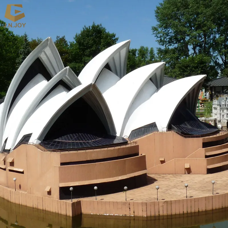 SGMS11 Kualitas Tinggi Mini Landscape Sydney Opera House Landmark Miniatur Bangunan Model untuk Dijual