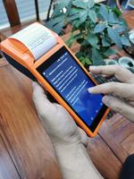 Système de pos de bus avec écran tactile, imprimante nfc android, terminal de point de vente portable, 20 pouces