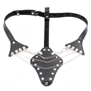Sexy Bondage Kostüm Bühne Korsett Alternative Bikini hose für Erwachsene Leder BH Bindung Erotik <span class=keywords><strong>Sex</strong></span> <span class=keywords><strong>Harness</strong></span> - Product Image 5