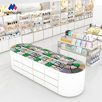 Aménagement de boutique de cosmétiques K Beauty personnalisable, mobilier d'exposition pour boutique de cosmétiques avec éclairage LED pour les équipements de magasin de détail