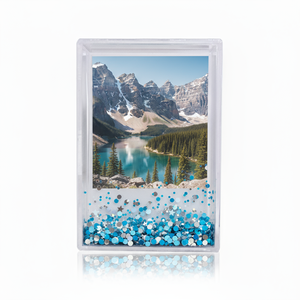 Cadre <span class=keywords><strong>photo</strong></span> flottant en acrylique transparent 2x3 pouces avec paillettes, <span class=keywords><strong>album</strong></span> <span class=keywords><strong>photo</strong></span> personnalisé - Product Image 2