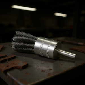 TTAKE Twisted Bunch Front <b>Brush</b> 6 Mm Stainless Steel Abrasive <b>Brush</b> For Metal Cleaning - Product Image 3