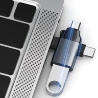 Adaptador OTG 2 en 1/3 en 1 de lector USB OTG para iPhone, IPad, MacBook, Galaxy, Google Pixel y más