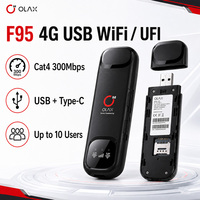 NOUVEAU Dongle WiFi USB 4G LTE F95, double port USB Type-C, modem 150 Mbps, emplacement SIM, pour l'apprentissage à distance des étudiants, point d'accès WiFi portable