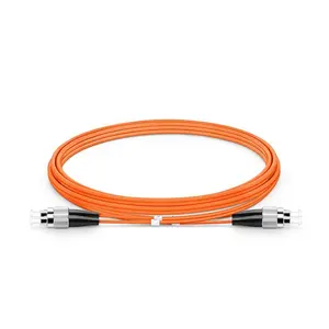 Diskon besar kabel Patch serat optik SC FC ST LC Duplex Multi mode 50/125 62.5/125 kualitas tinggi Qingdao APT