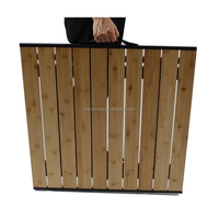 Table de camping pliante en bambou pour l'extérieur
