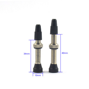 Valve française en cuivre nickelé sans chambre à air pour remplacement et réparation de pneus de vélo - Product Image 3