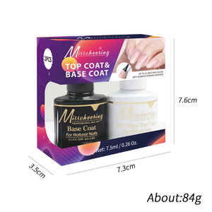 Kit de vernis à ongles gel UV transparent 7,5 ml – Base, primer, top coat, finition gel transparente – Séchage LED – Fournitures de manucure professionnelle - Product Image 6