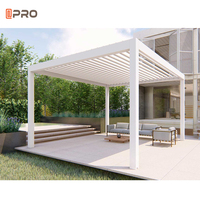 Pare-soleil automatique pour Patio, toit facile, moderne en Aluminium bicromatique de haute qualité, Pergola en métal