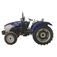 Traktor Mini Diesel YTO 80HP 4WD dengan Loader Backhoe Gearbox & Pompa, Garansi 1 Tahun, Ramah Lingkungan untuk Penggunaan Pertanian (Promo)