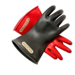 قفازات لاتكس طبيعية, قفازات ذات جودة عالية للحفاظ على سلامة العمل ، جودة عالية ، للأعمال الكهربائية 11/14 بوصة الفئة 00 - Product Image 2