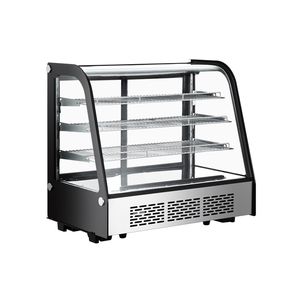 185L OEM Vente en gros de vitrine pour gâteau de comptoir à dessert Dégivrage automatique Porte en verre Réfrigérateur Présentoir à gâteau - Product Image 1