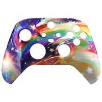 Accessoires de jeu EXtremeRate Coques de manette à motifs colorés Coque avant personnalisée pour Xbox Series X S