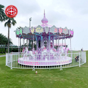 Carrusel para Parque de Atracciones, para Niños y Adultos, para Uso en Exteriores, en Venta - Product Image 4