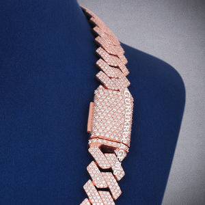 Collier cubain pour homme 16 mm en argent 925 avec diamants Moissanite VVS, chaîne de luxe, cadeau de mariage, bijoux Hip Hop - Product Image 4