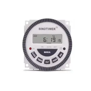 TM-619-2 Multifunctional reset timer CN304 TM619 with normally open and normally closed 5 pins 16A 12V/24V/110V/220V