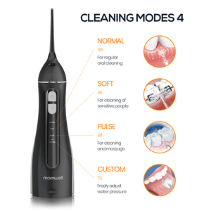 <span class=keywords><strong>Mornwell</strong></span>-limpiador de dientes, aparato para el cuidado <span class=keywords><strong>bucal</strong></span>, blanqueador, hilo Dental de agua inalámbrico con bolsa de viaje de color - Product Image 3