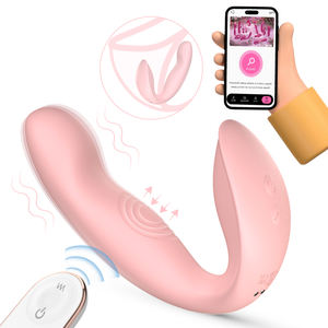 Pengendali jarak jauh nirkabel Body-Safe G Spot klitoris Stimulator 9-pola getaran IPX7 kedap air Dual-Control pesta lajang - Product Image 1