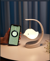 Nouveau produit 2026, vente chaude, haut-parleur lumineux LED en forme d'oiseau