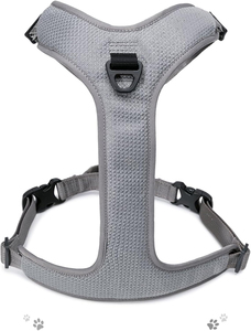 Nouveau design, harnais pour chien réglable, anti-traction, avec clip frontal réfléchissant, rembourré, pour chien de grande taille - Product Image 5