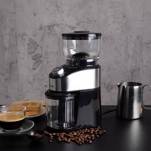 Moulin à café électrique à meules, minuterie réglable de 12 minutes, bouton de nettoyage de la chambre, conçu pour l'espresso, le café filtre, la cafetière à piston - Product Image 1