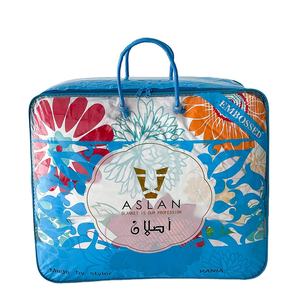 Literie à fermeture éclair en plastique transparent personnalisé oreiller housse <span class=keywords><strong>de</strong></span> couette sac fourre-tout emballage avec poignée en corde sac <span class=keywords><strong>de</strong></span> rangement - Product Image 5