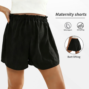 Vêtements de maternité Shorts décontractés pour femmes enceintes Shorts de sport taille haute Shorts de maternité d'été pour femmes enceintes - Product Image 2