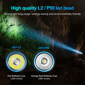 WOSEN LED Patrol <b>Light</b> Diving Flashlight Portable Rechargeable 50M <b>Underwater</b> Work Amphibious Lighting Handheld Dive Torch - Product Image 4