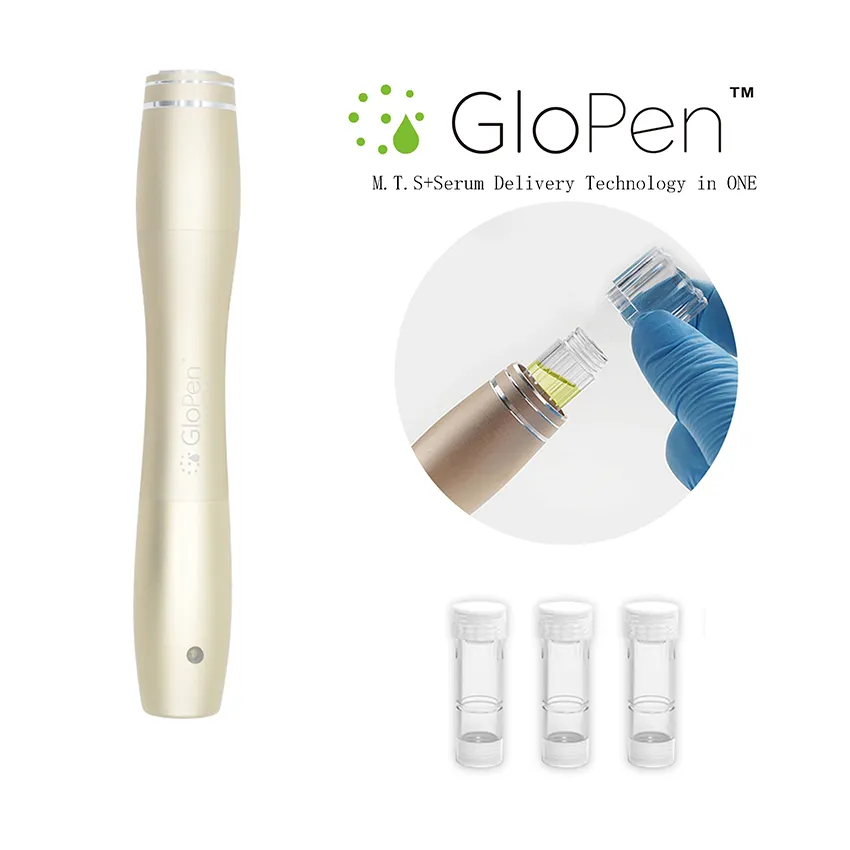 GloPen Professional Microneedling Skin Needle Pen Automatic Applicator Derma Pen