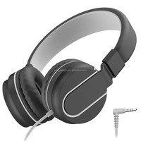Casque pliable réglable de 3.5mm pour enfants et adolescents DJ et aviation Utilisation Sports Voyage et musique Compatible téléphones portables PC