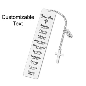 ของชำร่วยงานรับศีลล้างบาป ของขวัญวันรับศีลมหาสนิท ของขวัญเปิดเทอม ของขวัญวันบรรลุนิติภาวะ ของขวัญวันรับปริญญา  ที่คั่นหนังสือพระคัมภีร์คริสเตียนแบบสั่งทำขายส่ง - Product Image 1