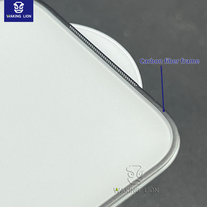 Liquid Silicone <strong>Tempered</strong> <strong>Glass</strong> Carbon Fibre Shatterproof Edge 3D Protective Film for iPhone 17 Pro Max 16 15 14 Screen - Product Image 3