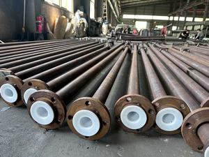 Rivestito in gomma, foderato in PE/ <span class=keywords><strong>PO</strong></span> /PP, tubo d'acciaio rivestito in PTFE - Product Image 2