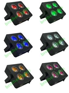 Venta al por mayor 10 piezas X 1 caso 4X18W COB DJ batería PAR luz LED con <span class=keywords><strong>DMX</strong></span> Wifi inalámbrico remoto etapa Uplight RGBWA + UV focos - Product Image 5