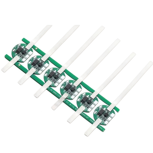 แผงวงจรป้องกันแบตเตอรี่ลิเธียมแบบกึ่งวงกลม 18650 32140 BMS 3.2V 3.7V 2A 3A พร้อมช่องสายไฟด้านบนและแถบนิกเกิล - Product Image 1